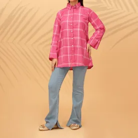 1PC Cotton Checkered Top PW4008