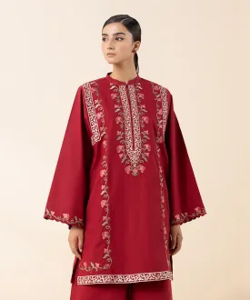 2 Piece - Embroidered Cambric Suit