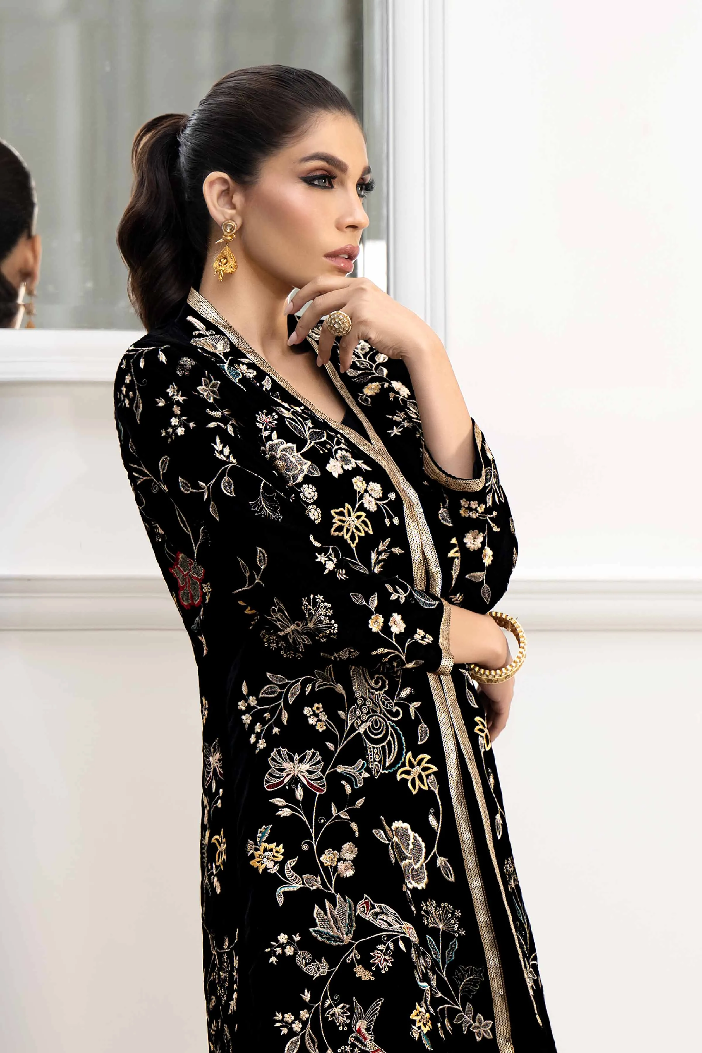 2 Piece - Embroidered Dress - KFW23-35