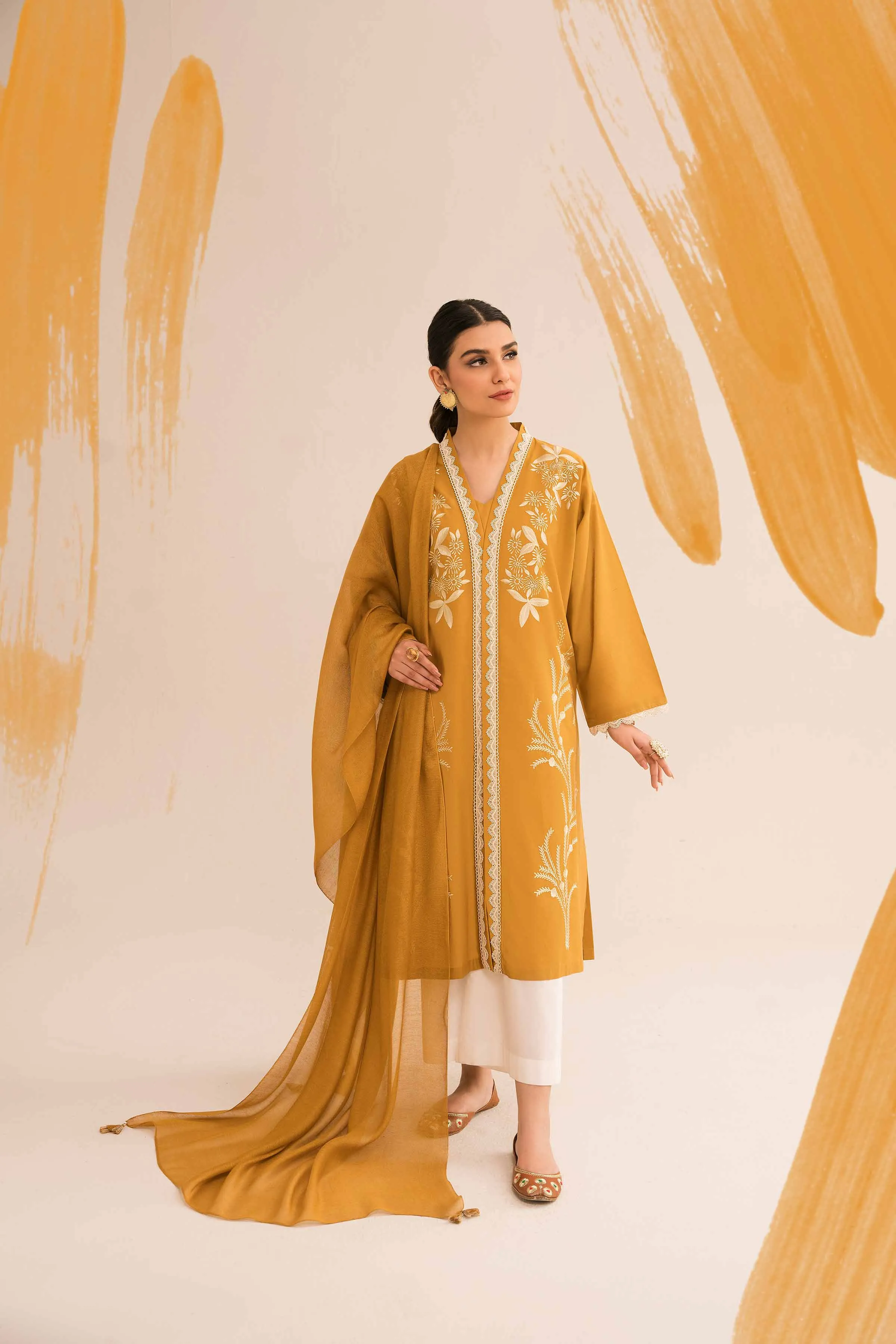 2 Piece - Embroidered Suit - PE23-47