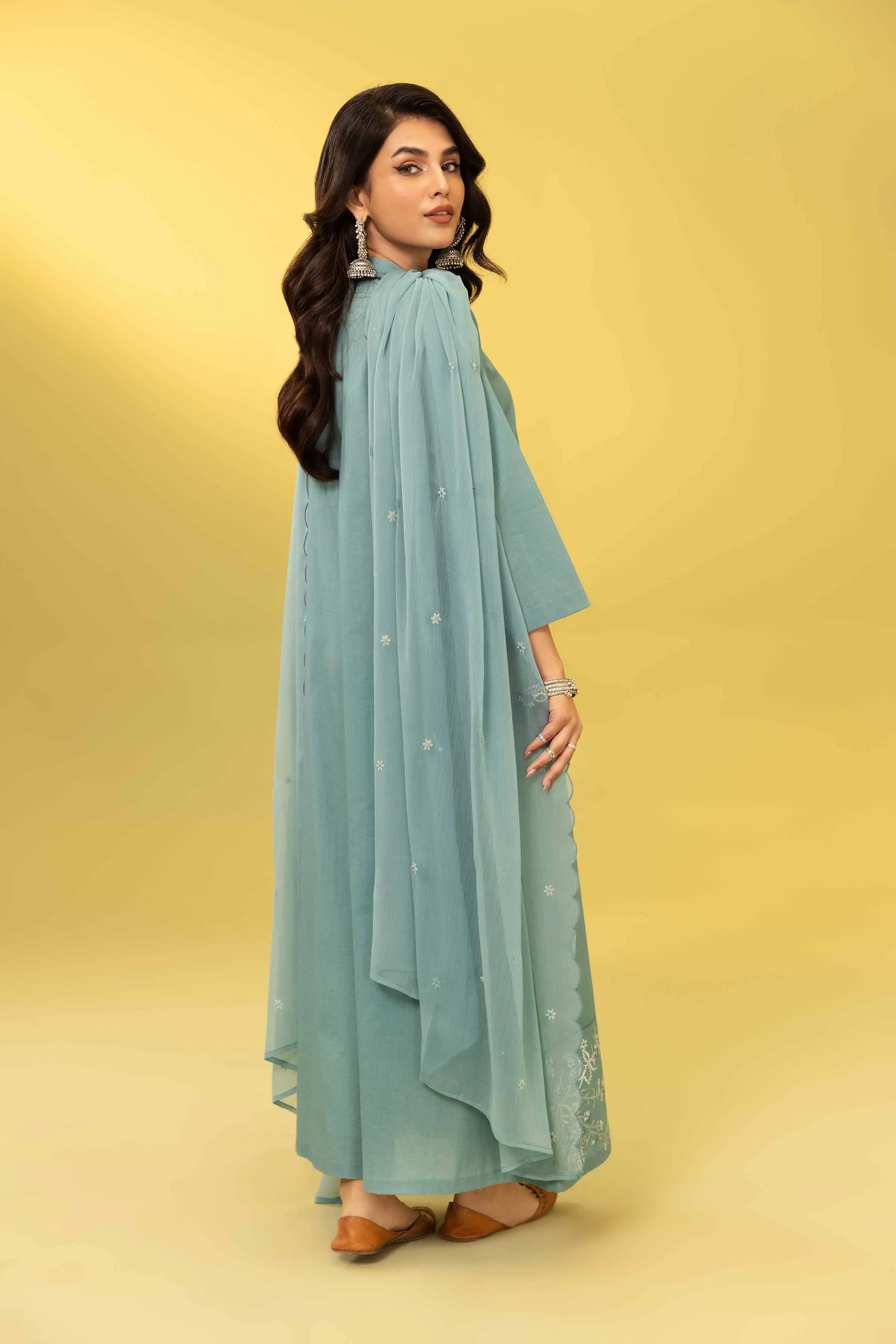 2 Piece - Embroidered Suit - PS23-296