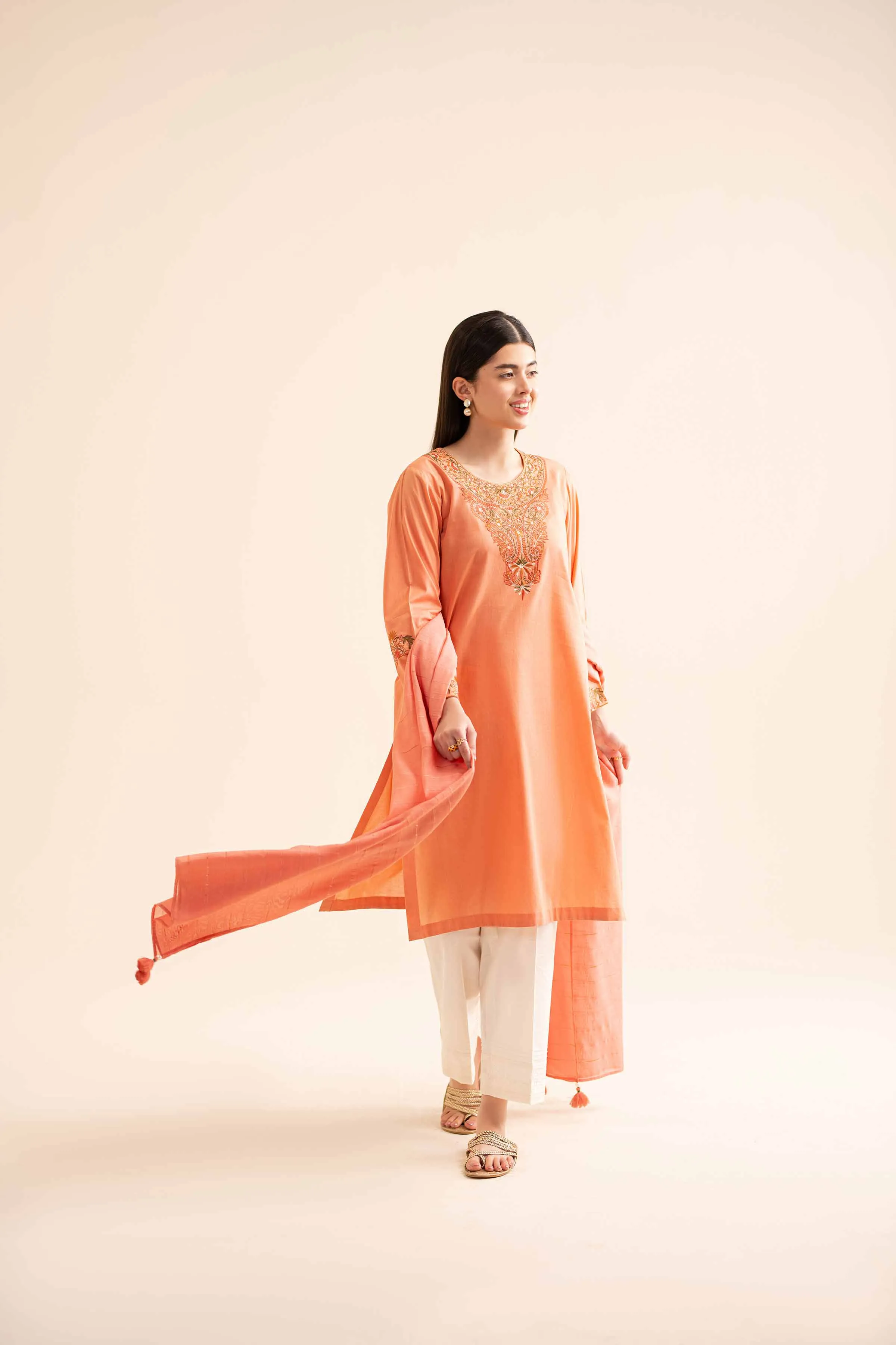 2 Piece - Embroidered Suit - PS24-316