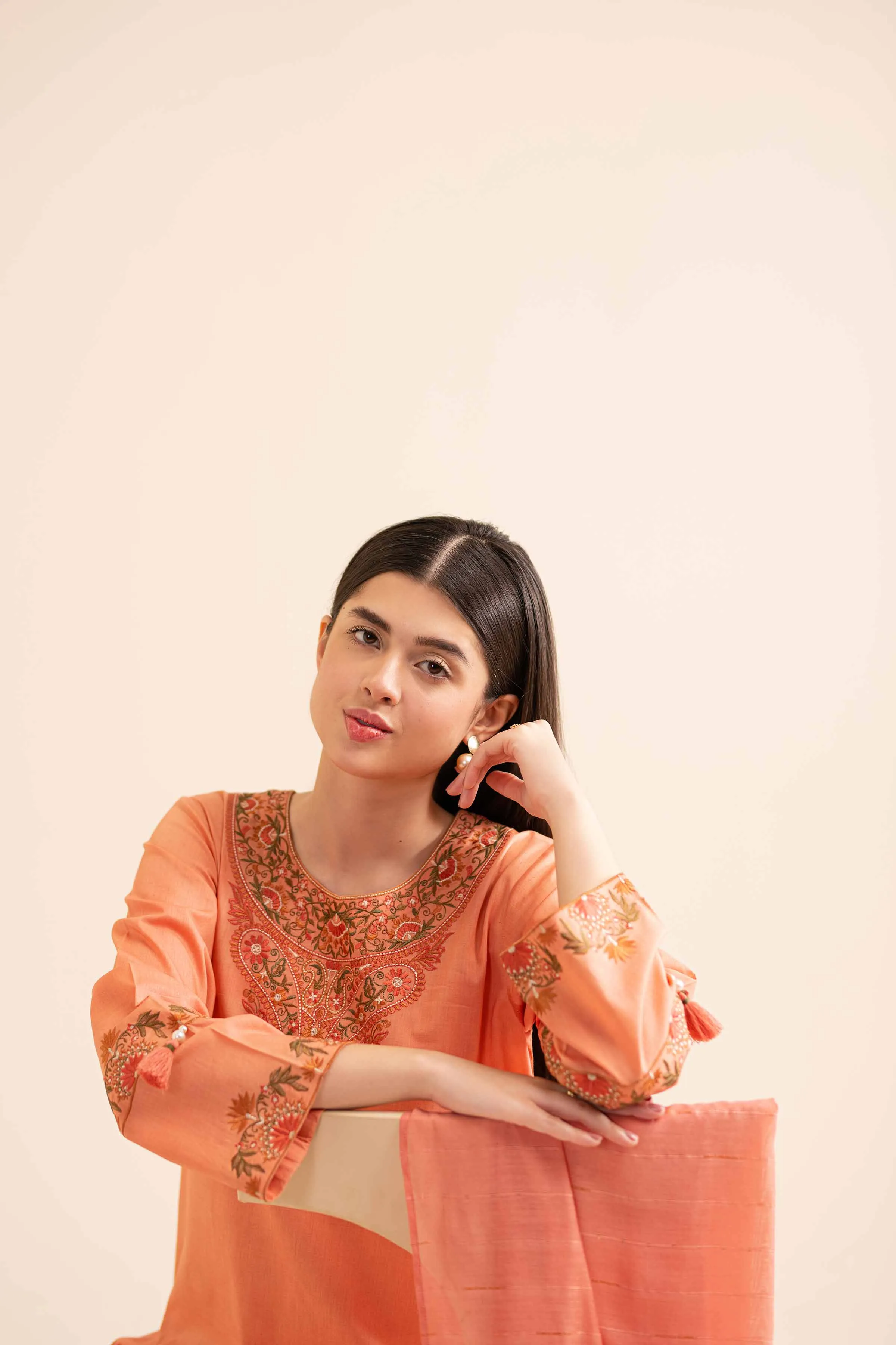 2 Piece - Embroidered Suit - PS24-316