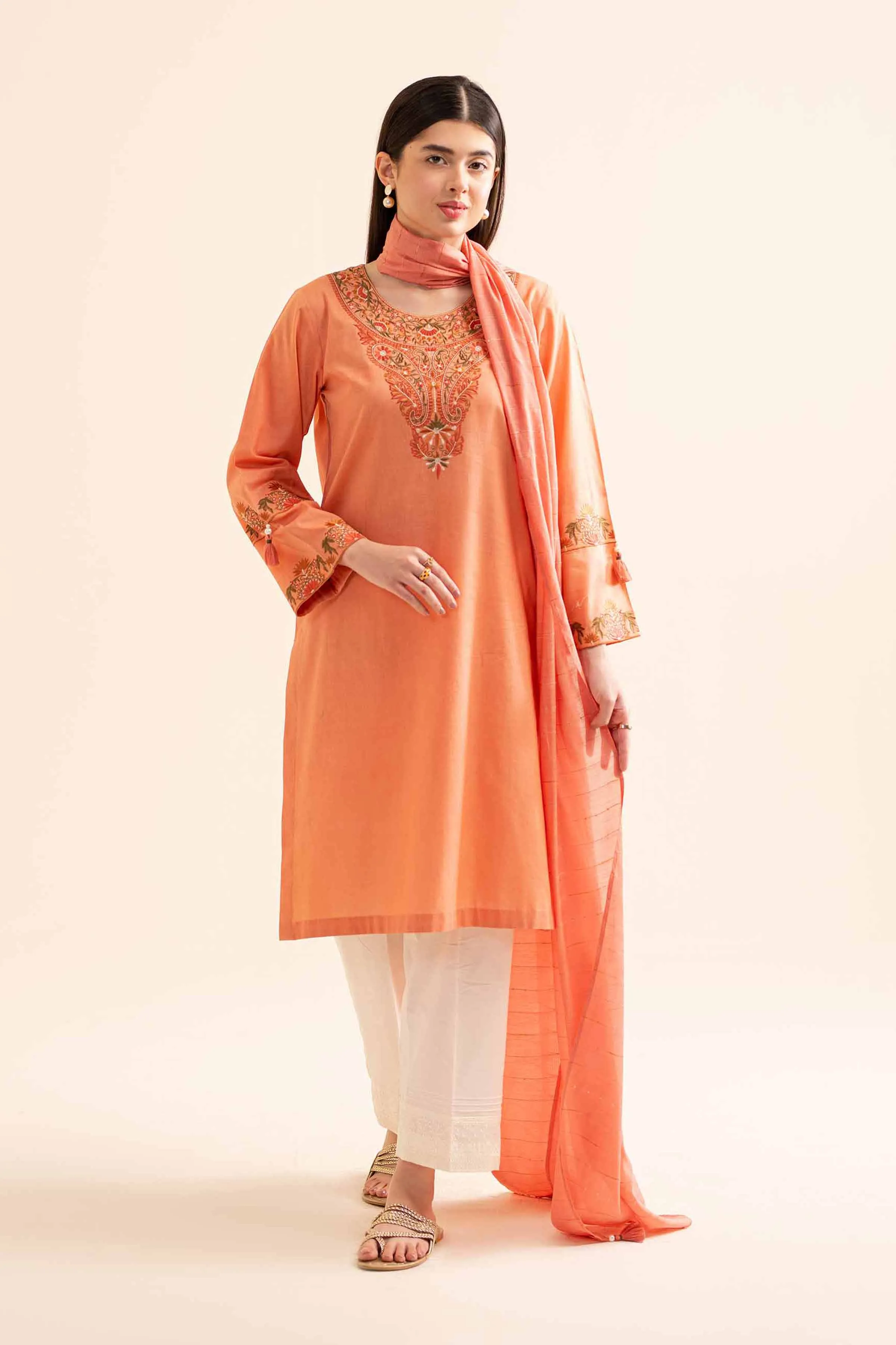 2 Piece - Embroidered Suit - PS24-316
