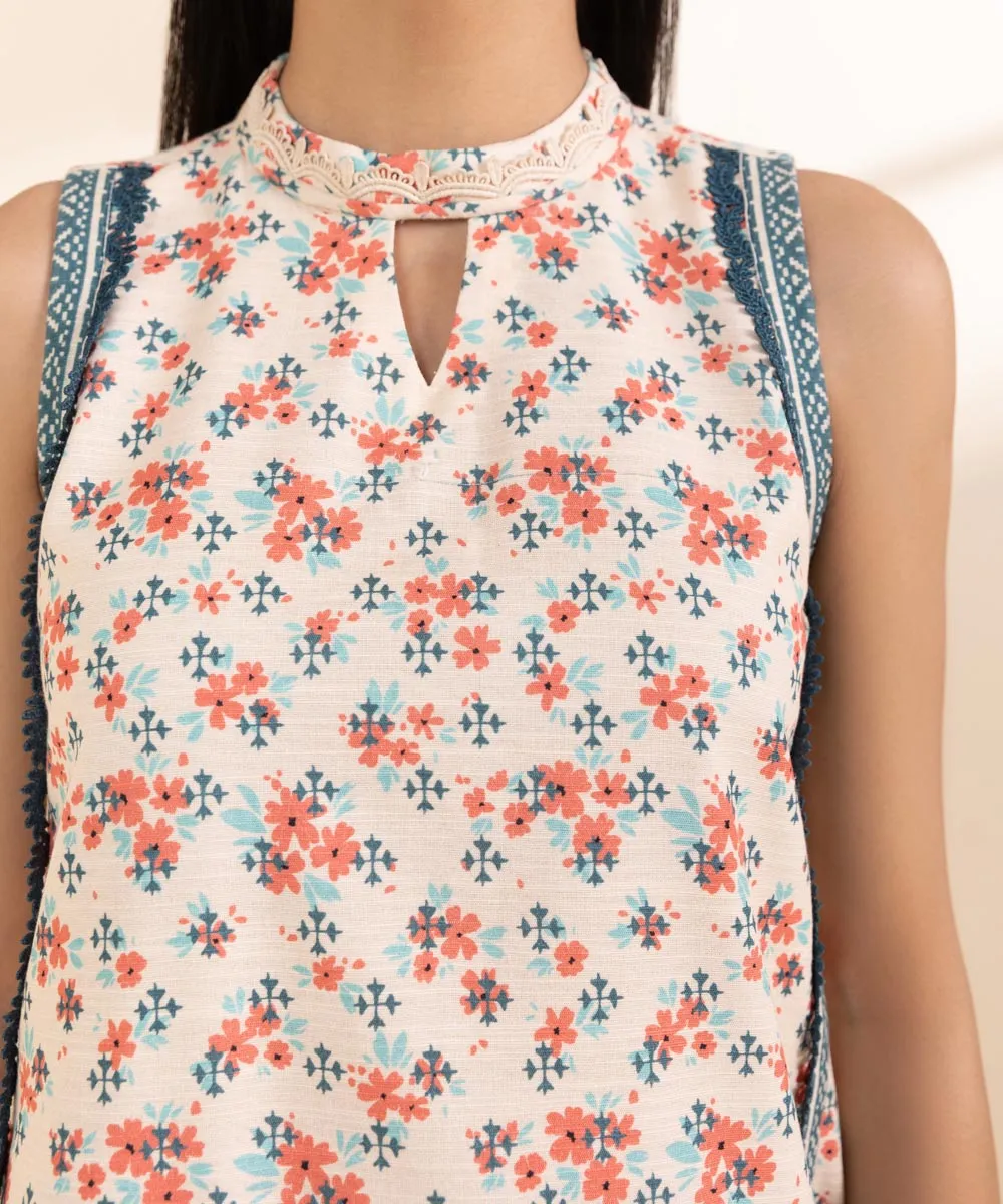 2 Piece - Printed Light Khaddar Suit