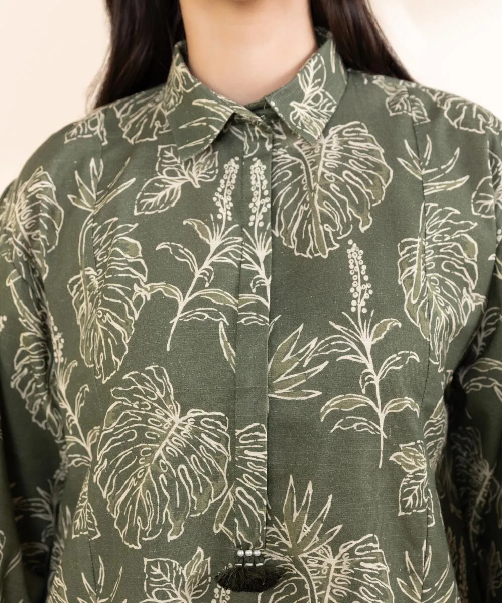 2 Piece - Printed Light Khaddar Suit