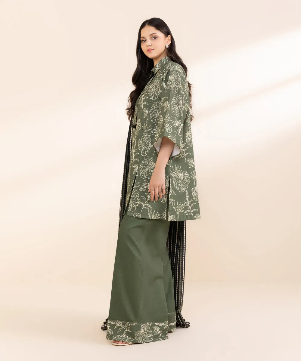 2 Piece - Printed Light Khaddar Suit