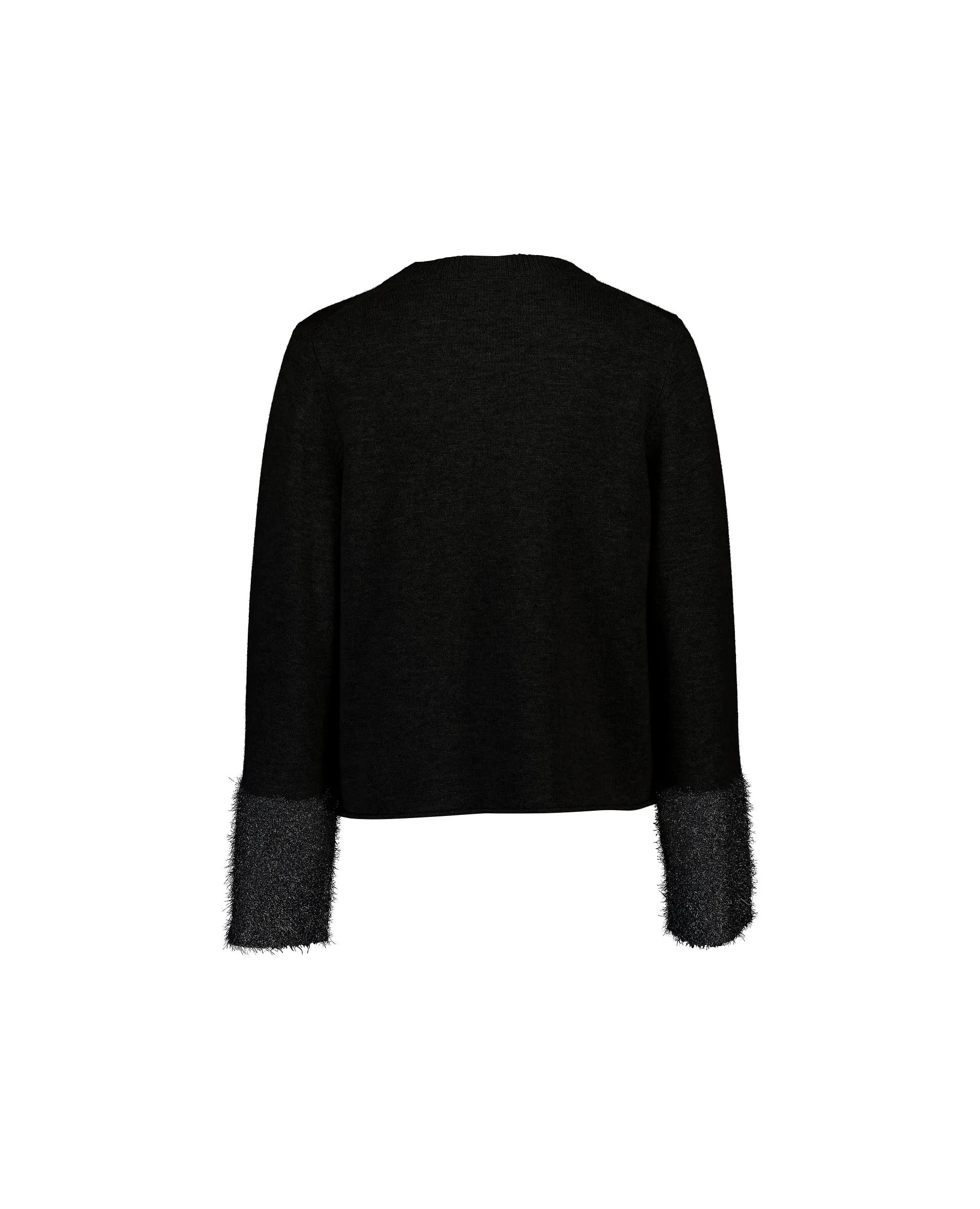 24565001 Embellished bell sleeve knit sweater