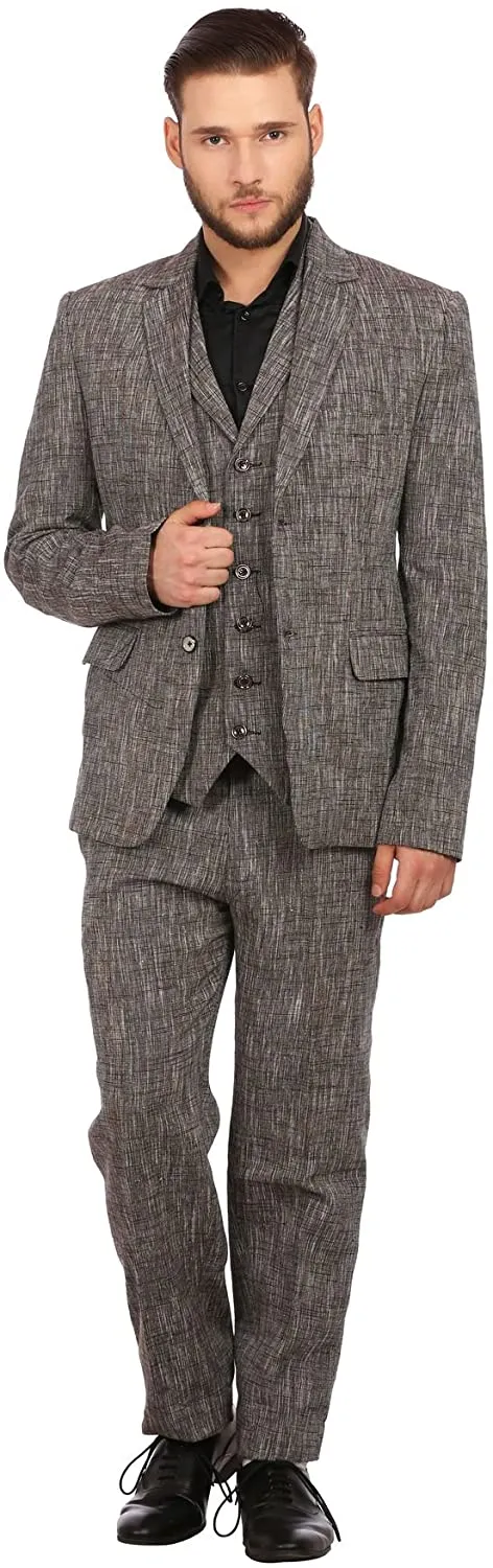 3-Piece Linen Suit