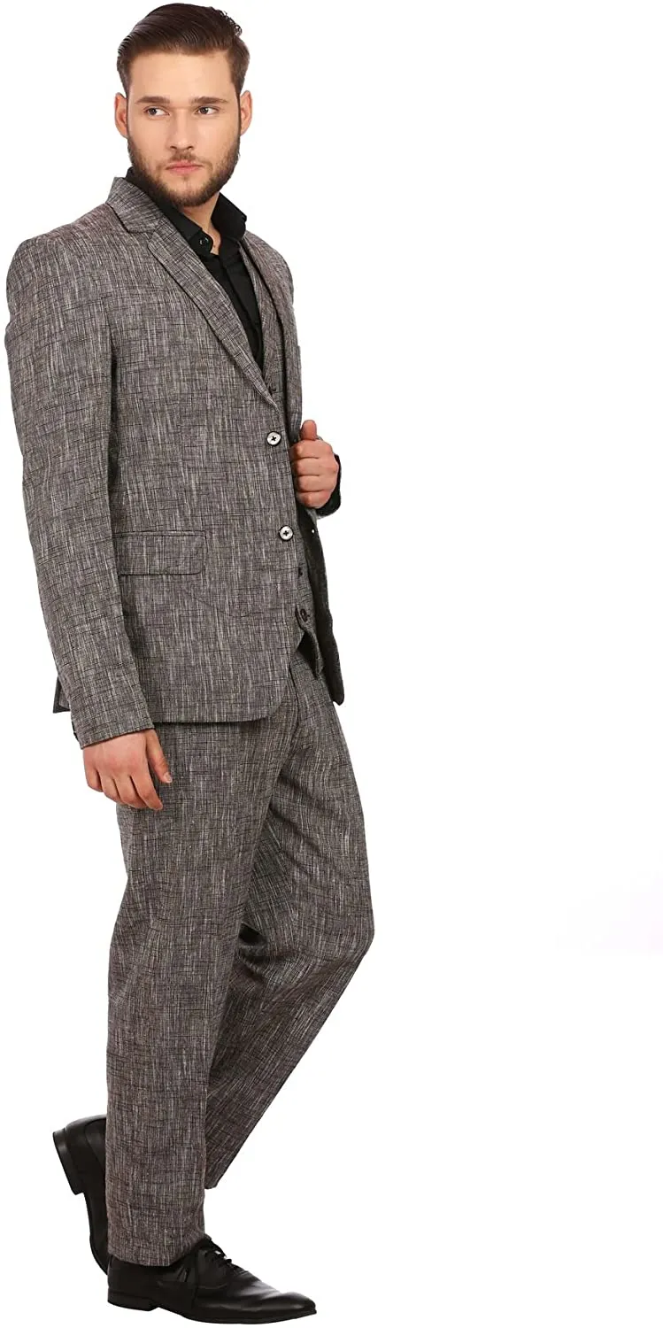 3-Piece Linen Suit
