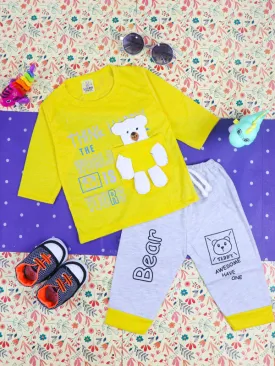 3Mth - 9Mth Teddy Yellow Baba Suit For Newborns HG NBS99 3Mth - 9Mth Teddy Yellow Baba Suit For Newborns HG NBS99
