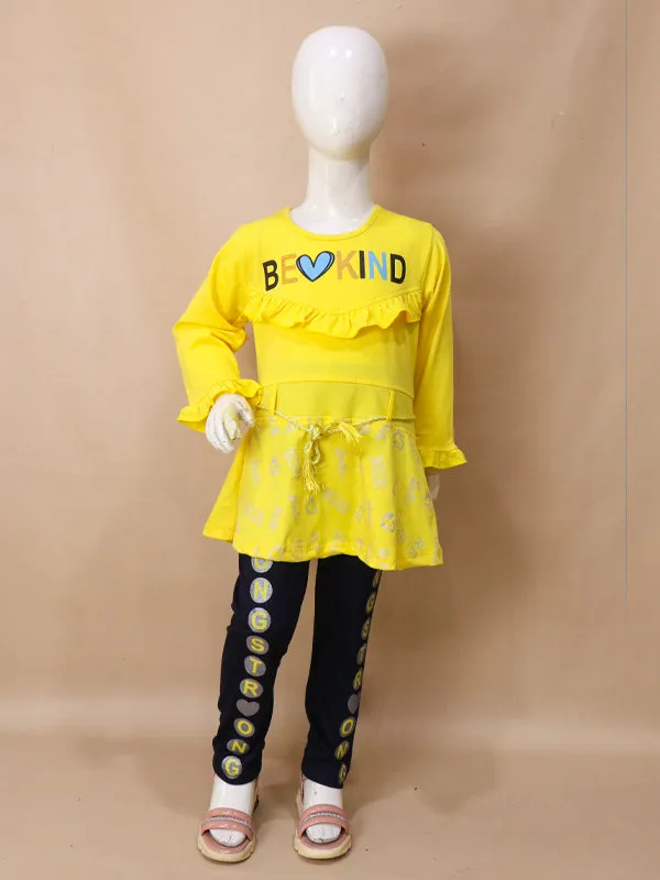 5Yr - 8Yrs Kind Yellow Suit For Girls BGF GS61