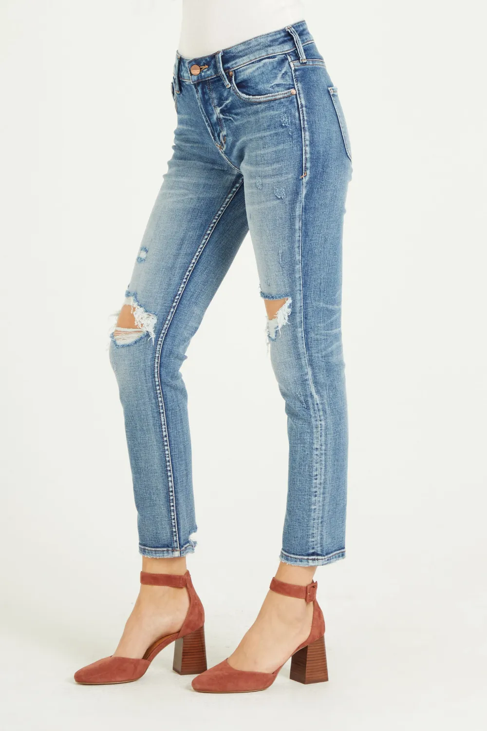 AIDEN HIGH-RISE GIRLFRIEND JEANS | DISTRESSED BLUE