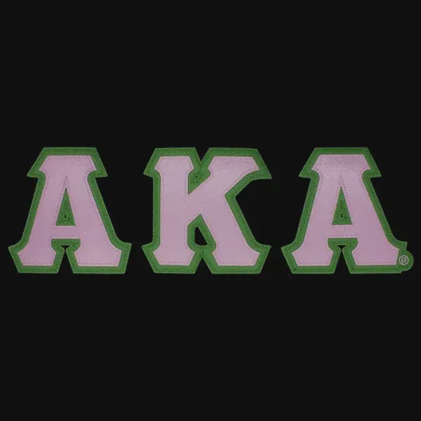 AKA Satin Twill Letters