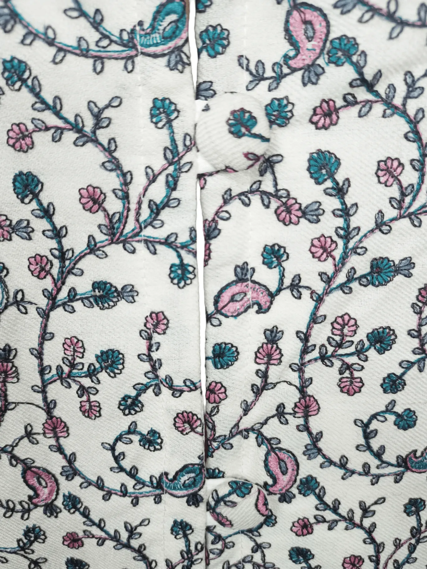 All Over Long Coat | Needle Work Embridery | Ladies Coat
