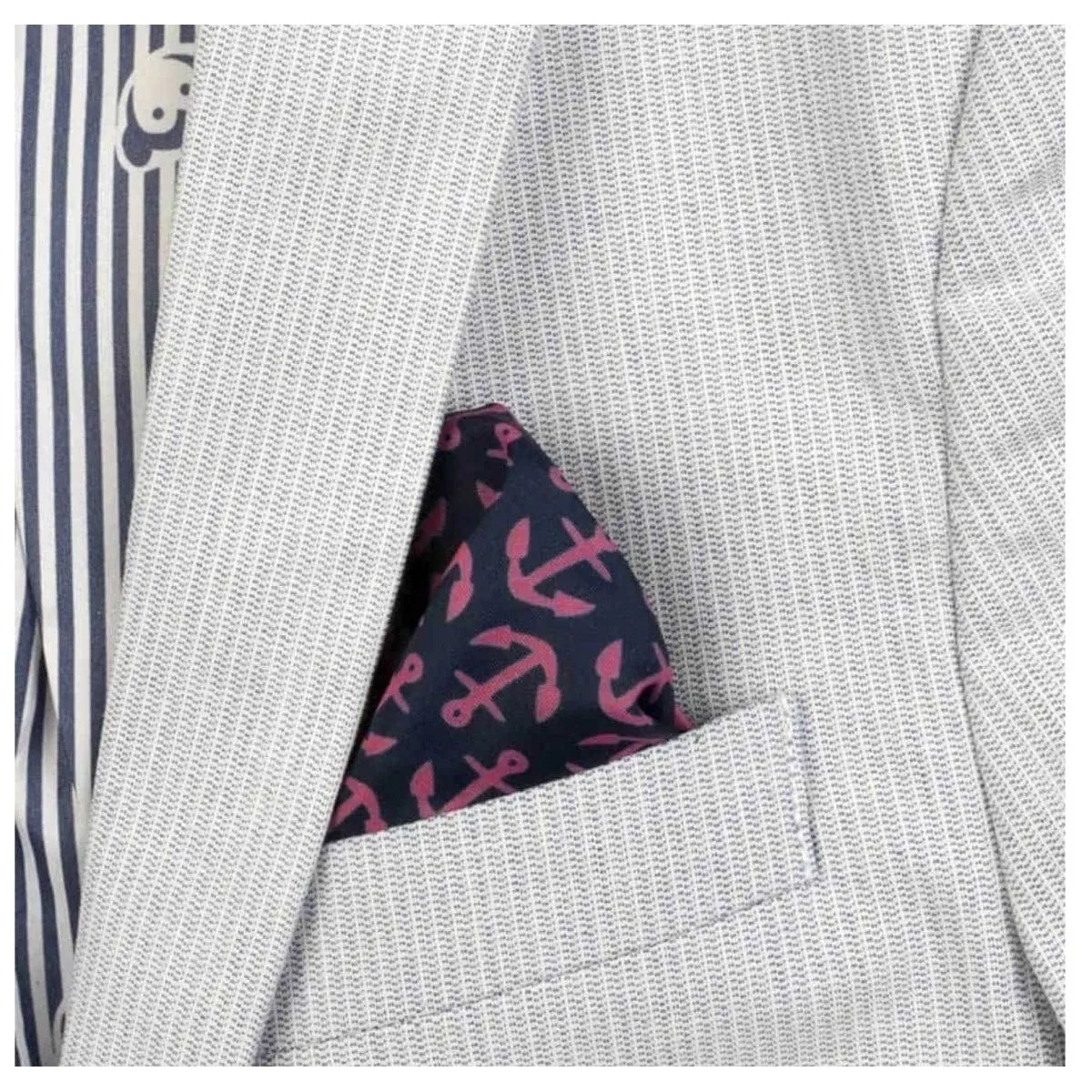 Appaman Boys Sky Blue Stripe Slim Mod Suit V8SU10