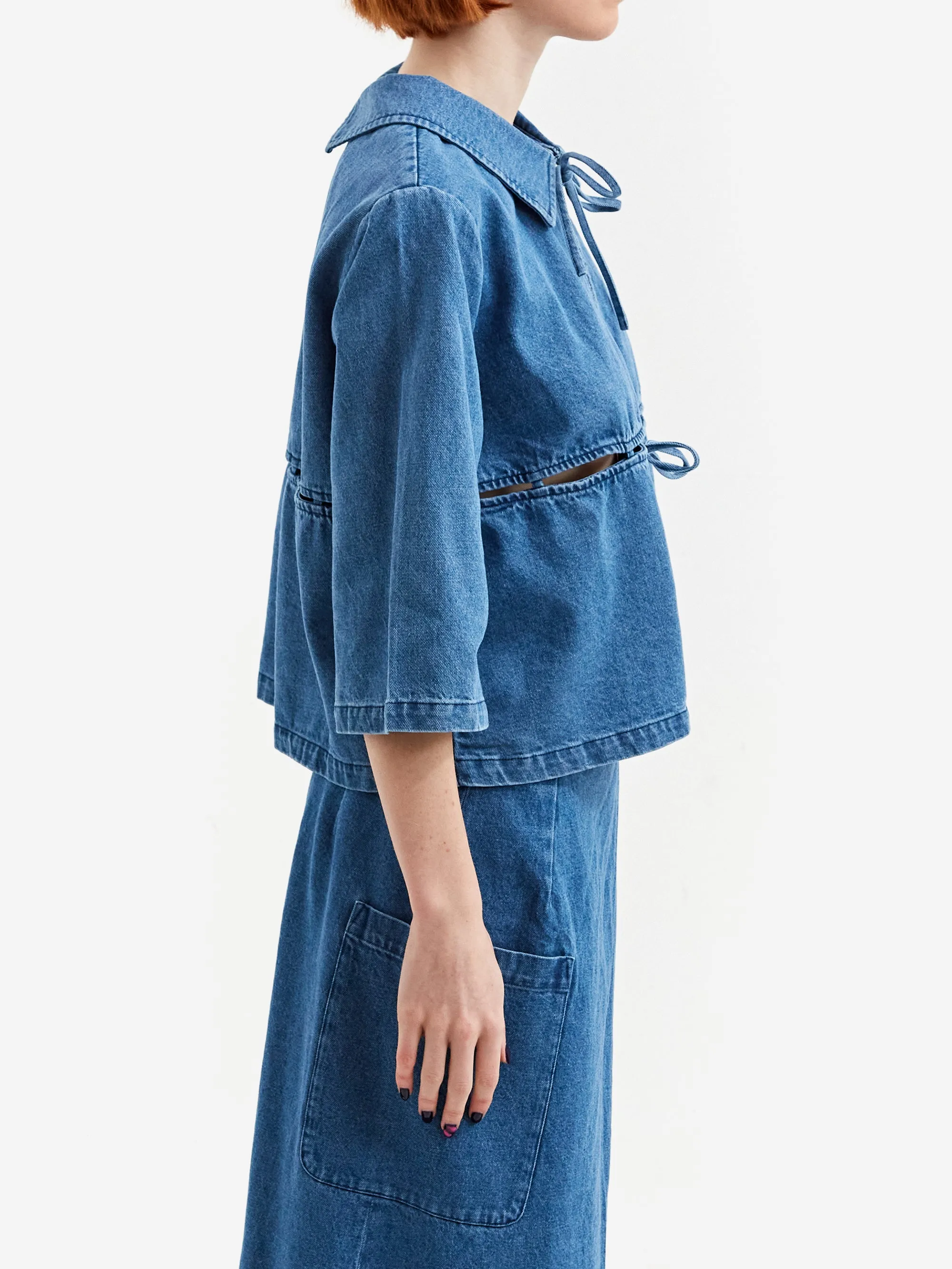 ARCS JUMP Blouse - Denim