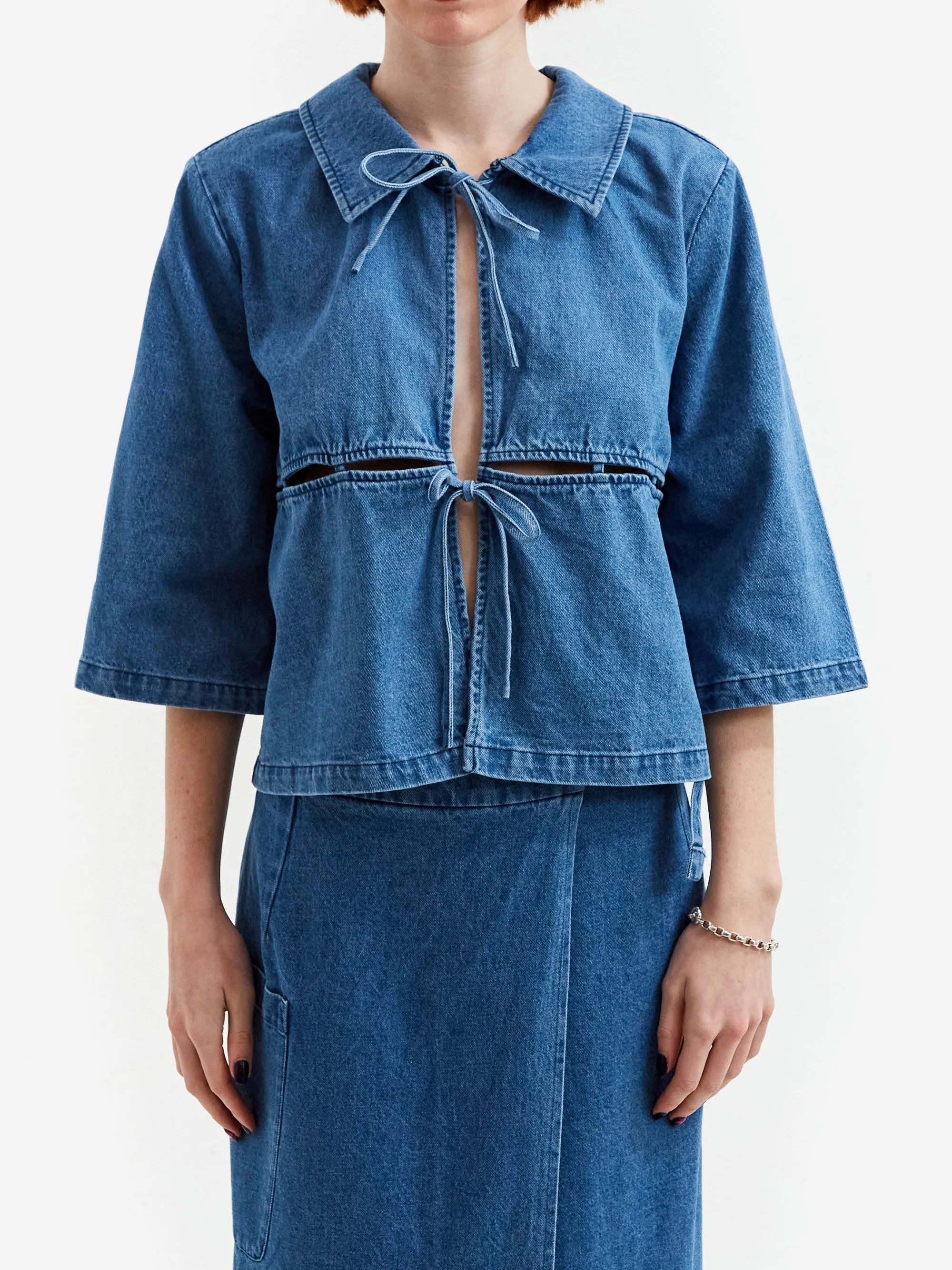 ARCS JUMP Blouse - Denim
