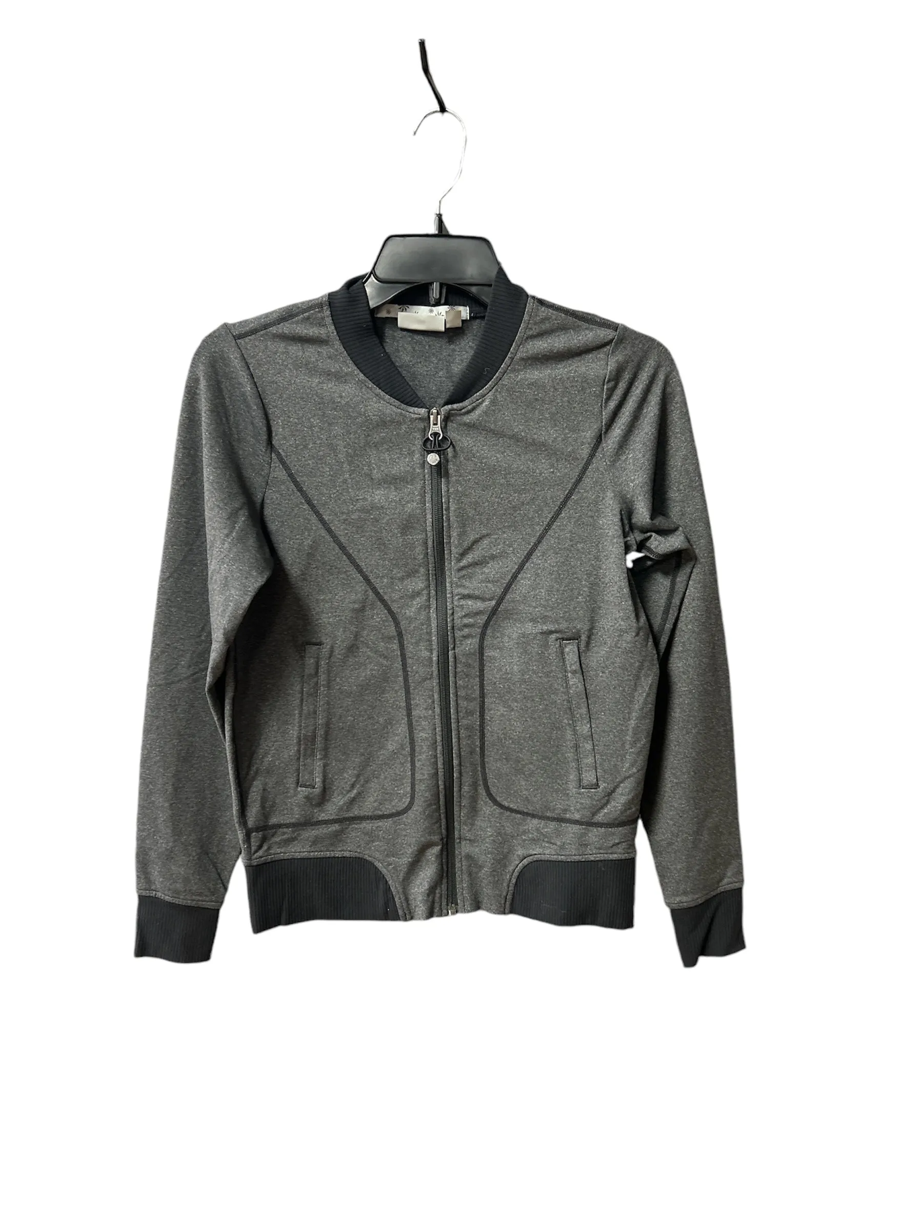Athletic Jacket By Athleta In Grey, Size: Xs
