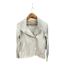 Athletic Jacket By Eddie Bauer In Grey, Size: S