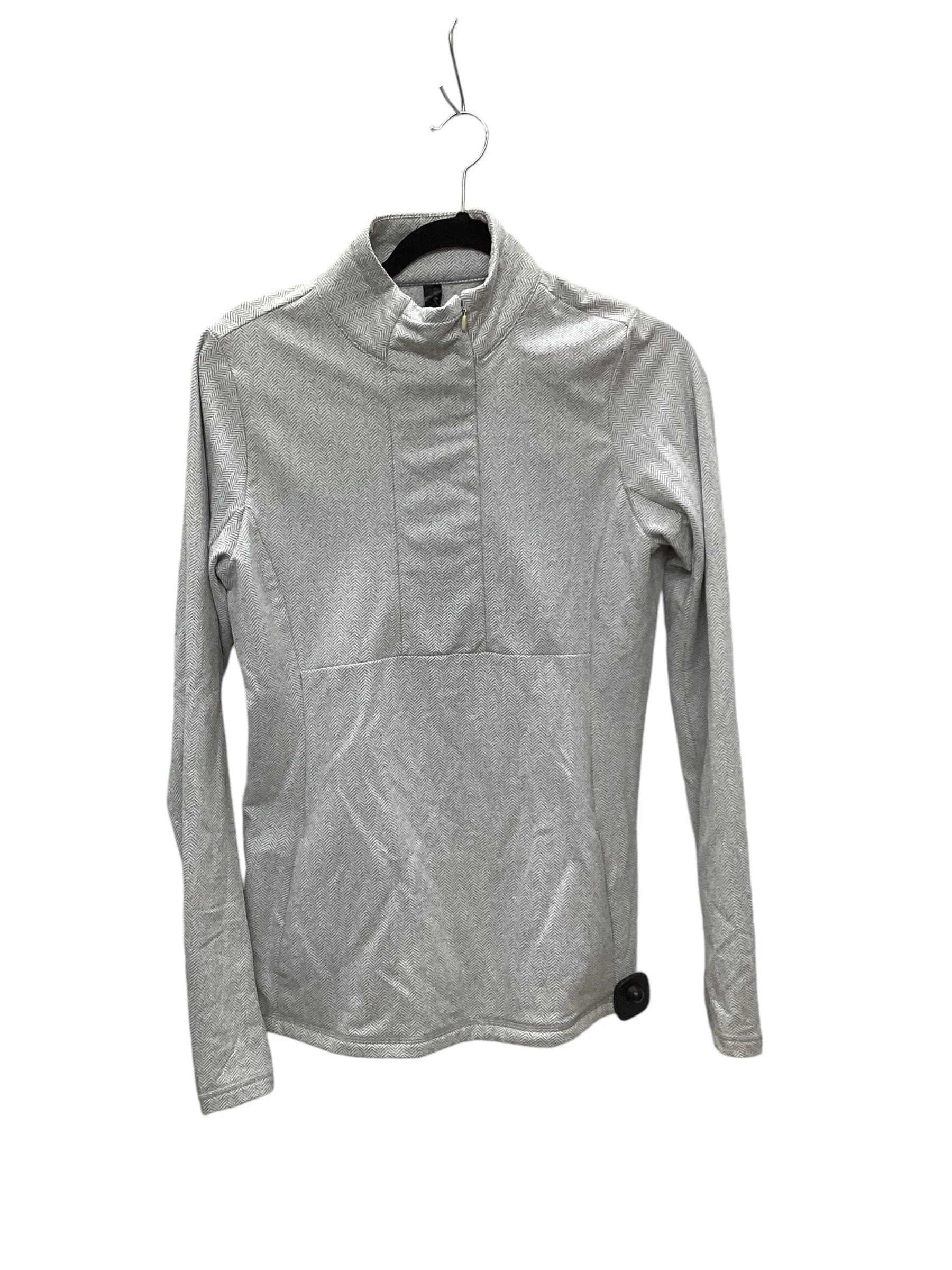 Athletic Jacket By Kyodan In Grey, Size: M