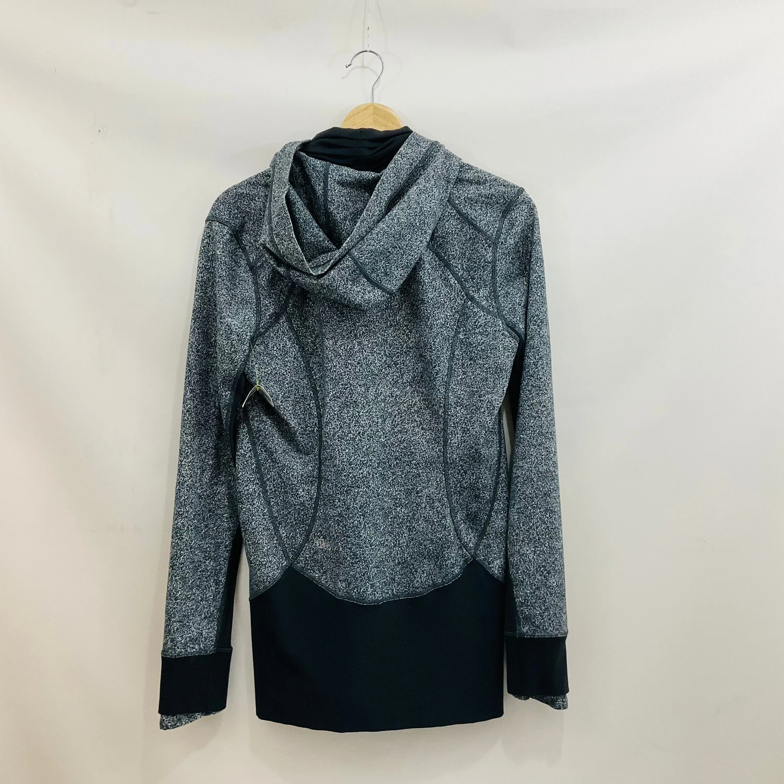 Athletic Jacket By Lululemon In Grey, Size: 10