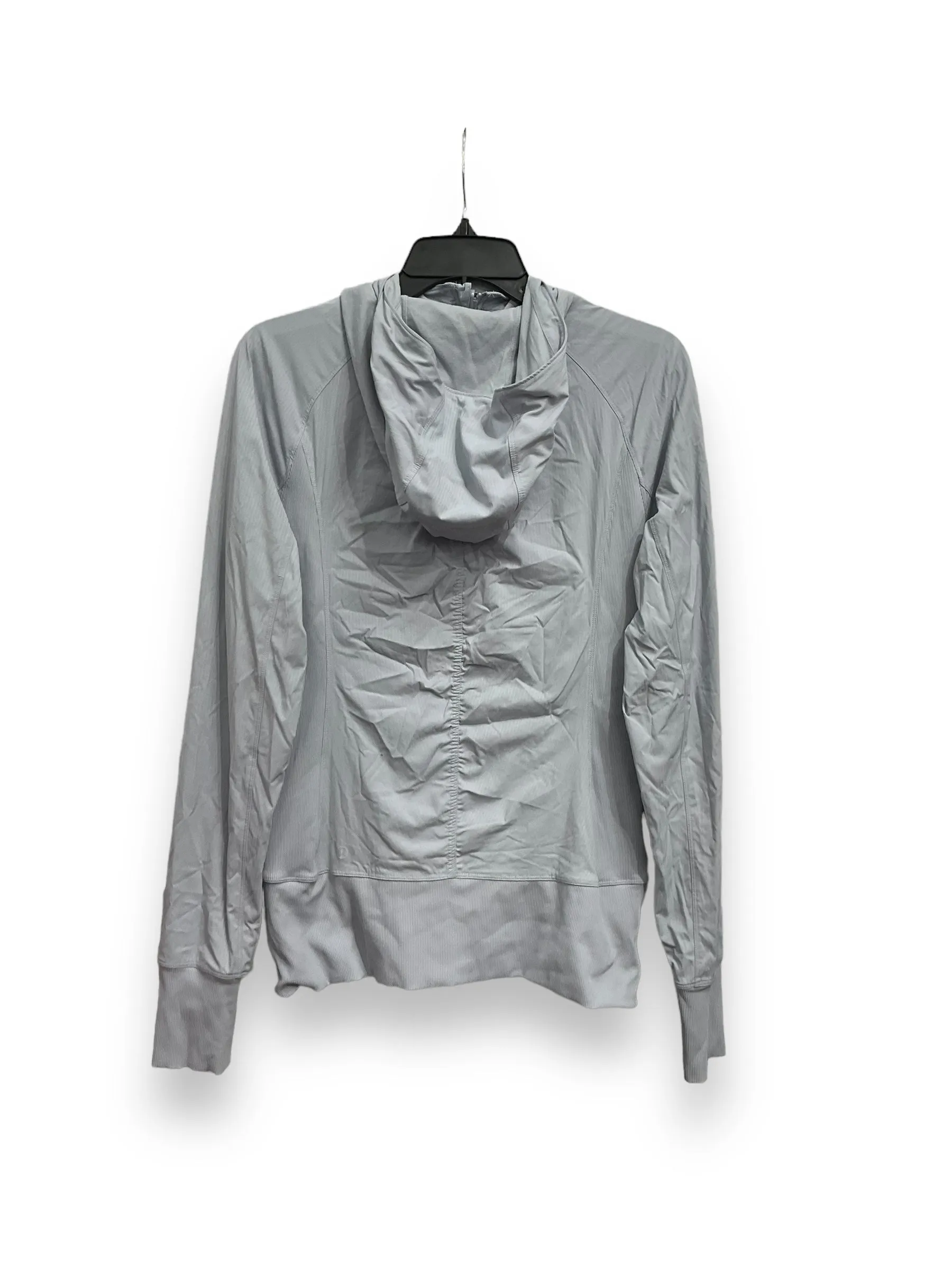 Athletic Jacket By Lululemon In Grey, Size: 12