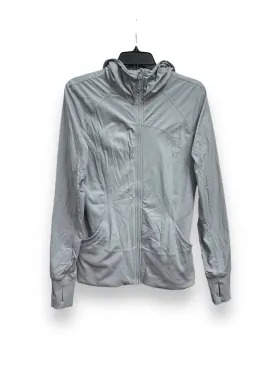 Athletic Jacket By Lululemon In Grey, Size: 12