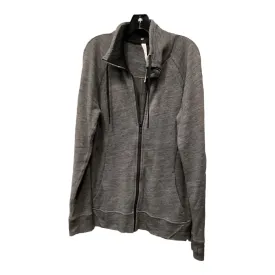 Athletic Jacket By Lululemon In Grey, Size: 12
