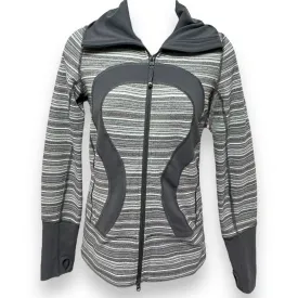 Athletic Jacket By Lululemon In Grey, Size: 2