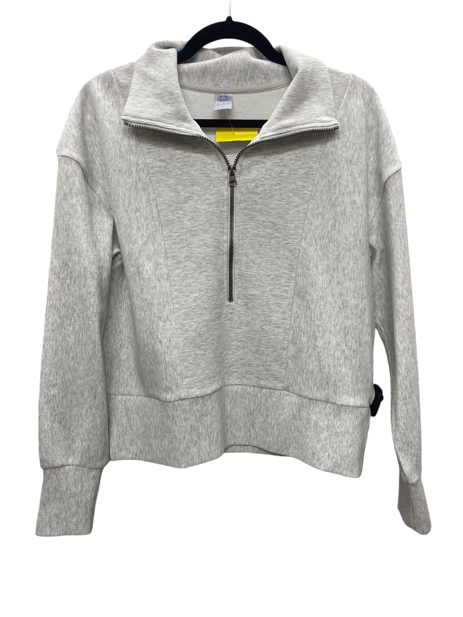 Athletic Jacket By Te Verde In Grey, Size: S