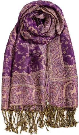 AUSEKALY Pashmina Feel Shawls Wraps for Women Rave Scarf Soft Silky Reversible Men Scarves