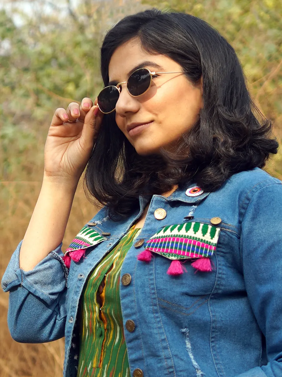 Babes against Bakwas Sasswati Denim Jacket (Full Sleeves)