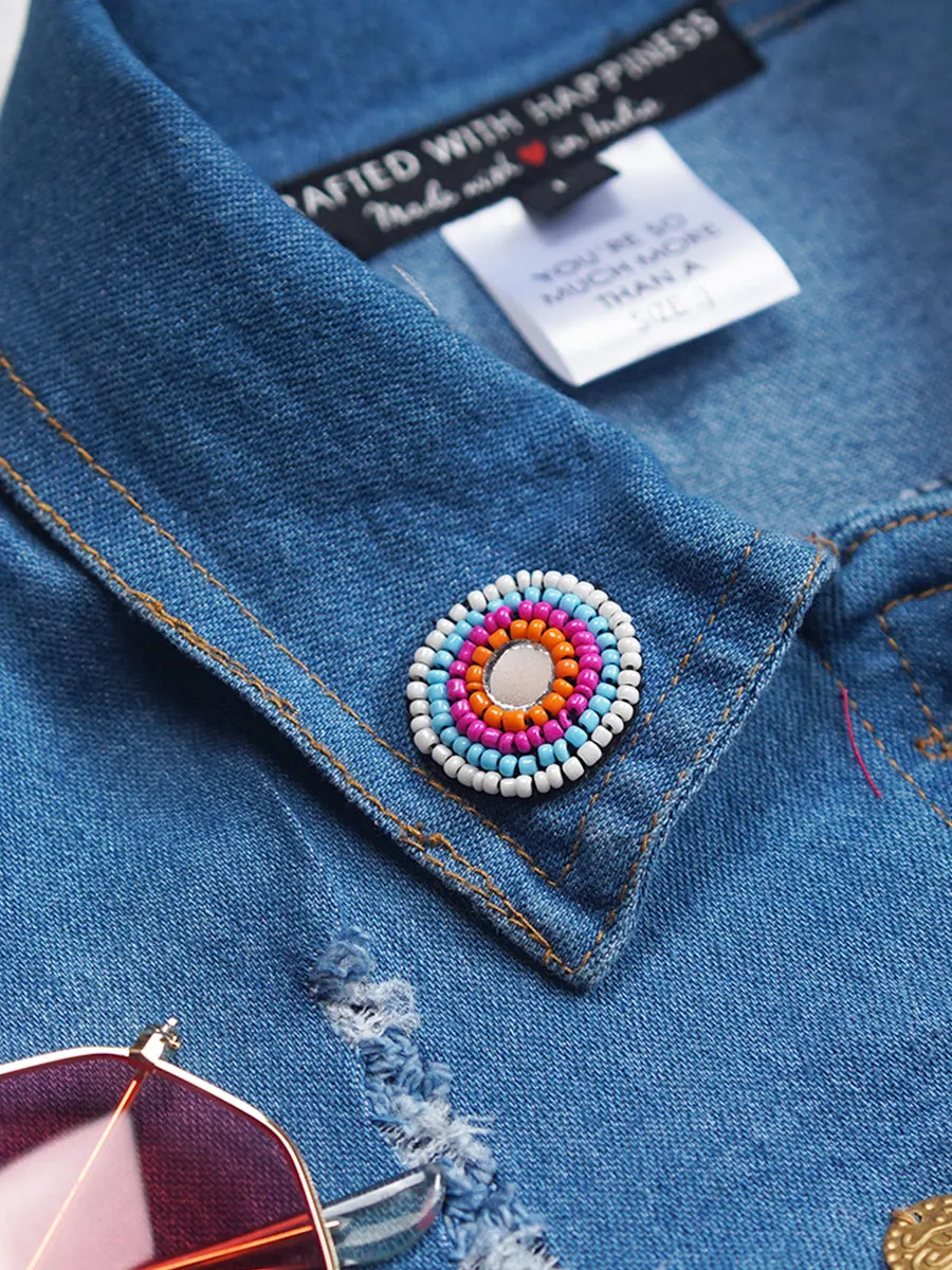 Babes against Bakwas Sasswati Denim Jacket (Full Sleeves)