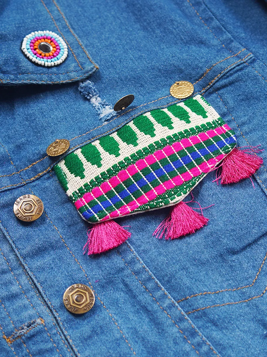 Babes against Bakwas Sasswati Denim Jacket (Full Sleeves)