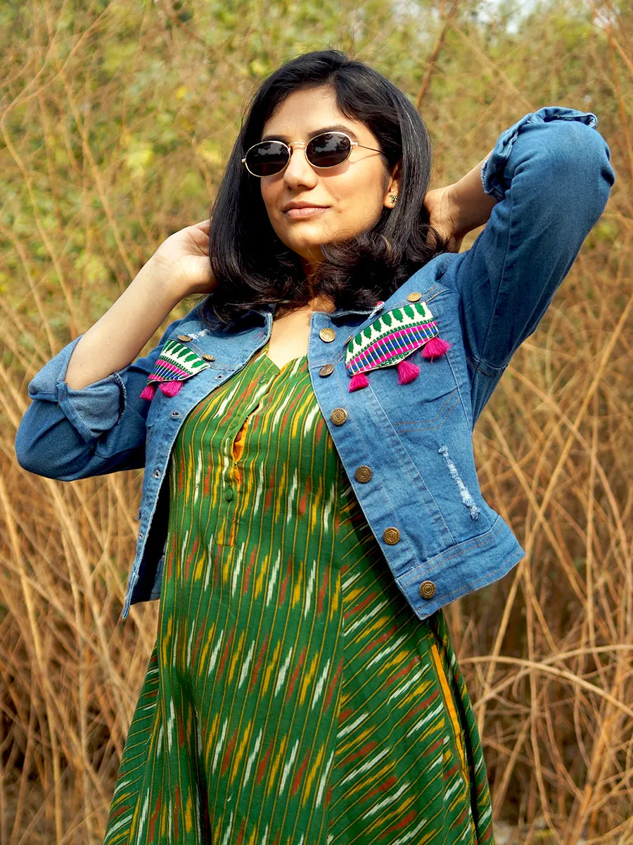 Babes against Bakwas Sasswati Denim Jacket (Full Sleeves)
