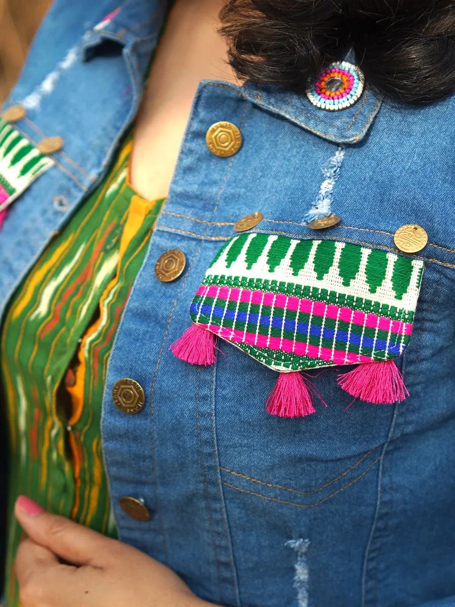 Babes against Bakwas Sasswati Denim Jacket (Full Sleeves)