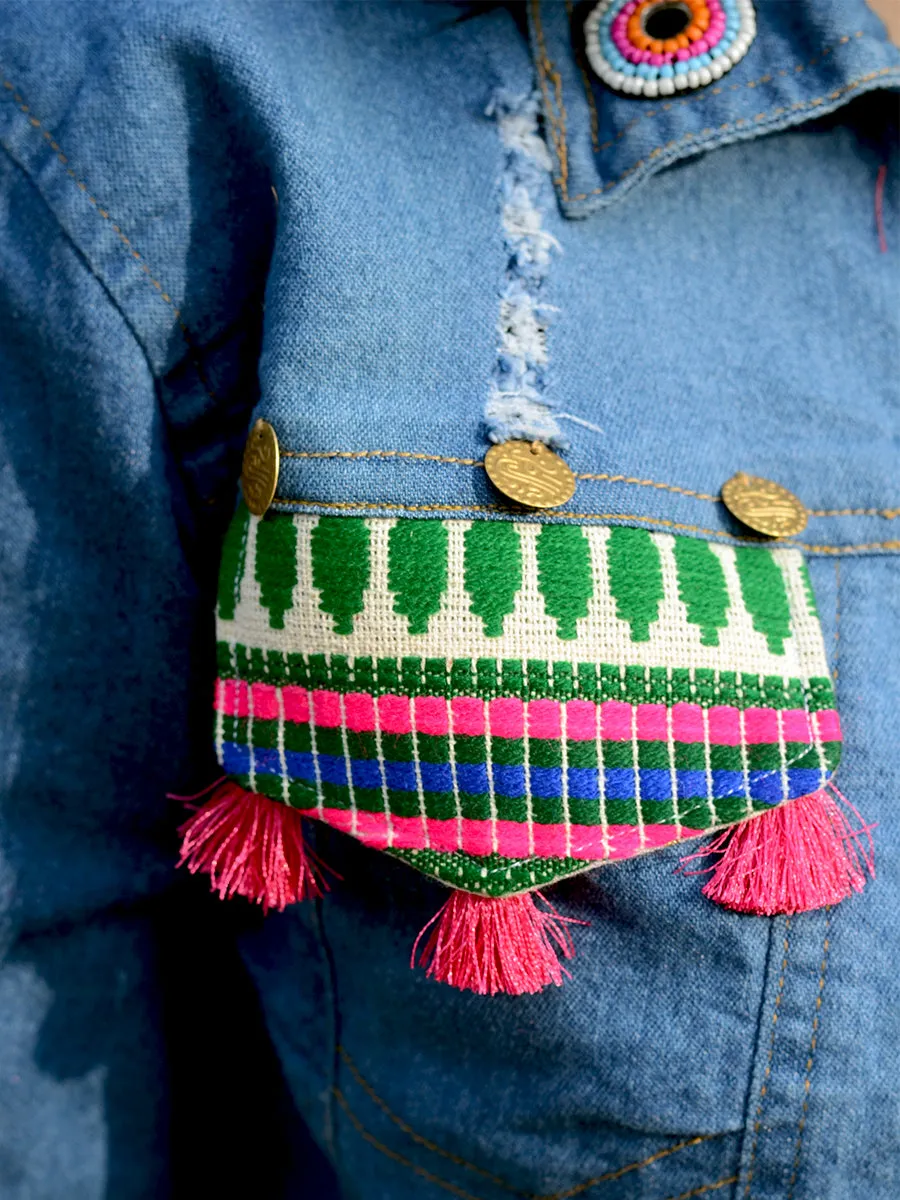 Babes against Bakwas Sasswati Denim Jacket (Full Sleeves)