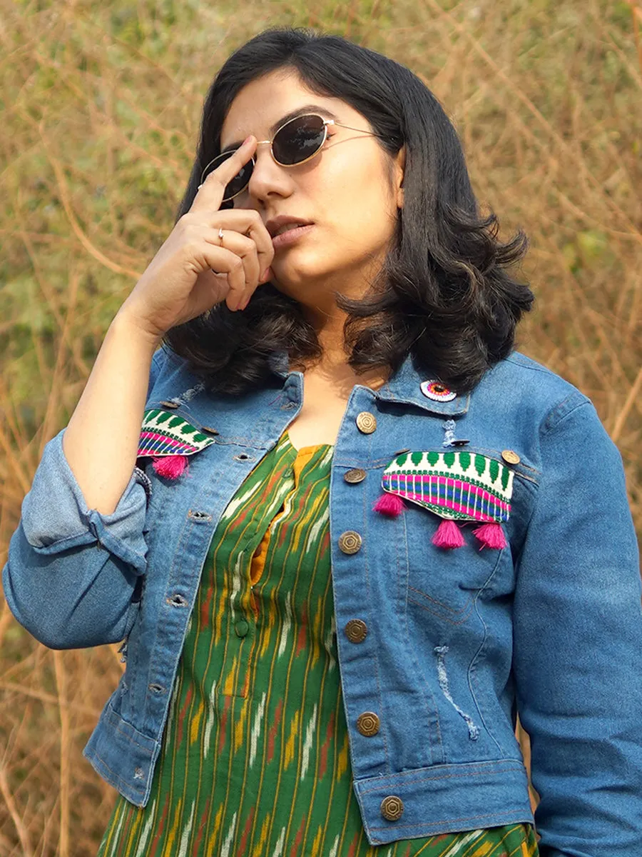 Babes against Bakwas Sasswati Denim Jacket (Full Sleeves)