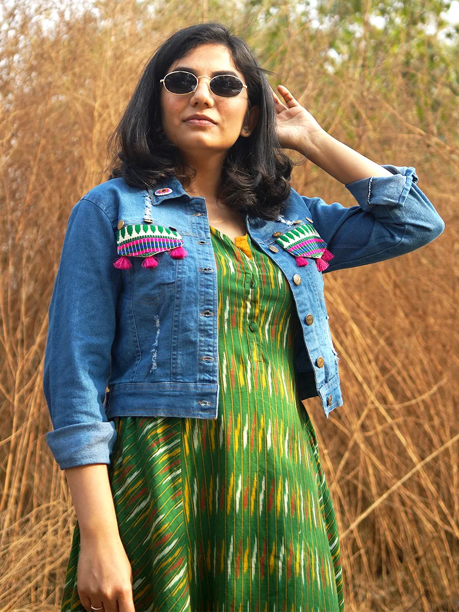 Babes against Bakwas Sasswati Denim Jacket (Full Sleeves)