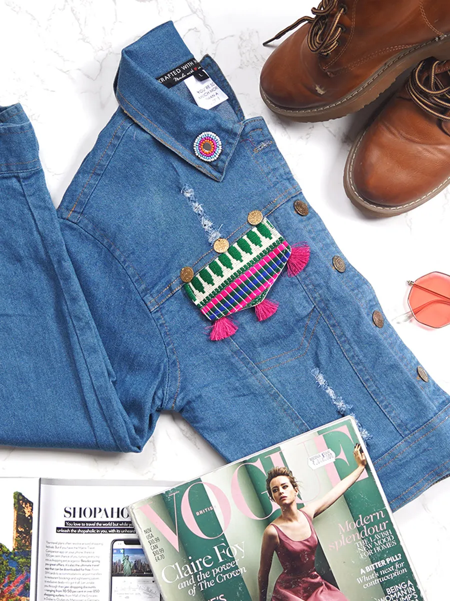 Babes against Bakwas Sasswati Denim Jacket (Full Sleeves)