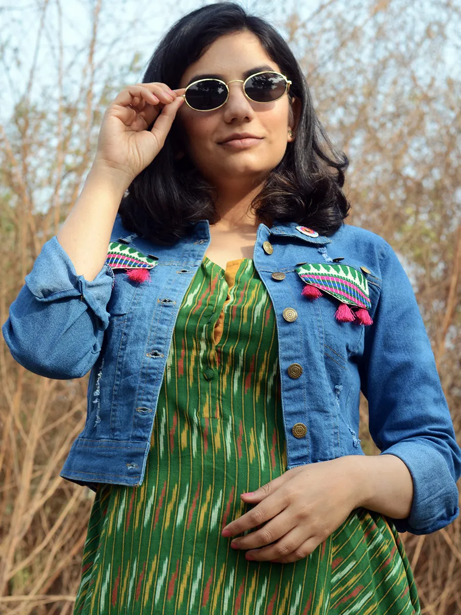 Babes against Bakwas Sasswati Denim Jacket (Full Sleeves)