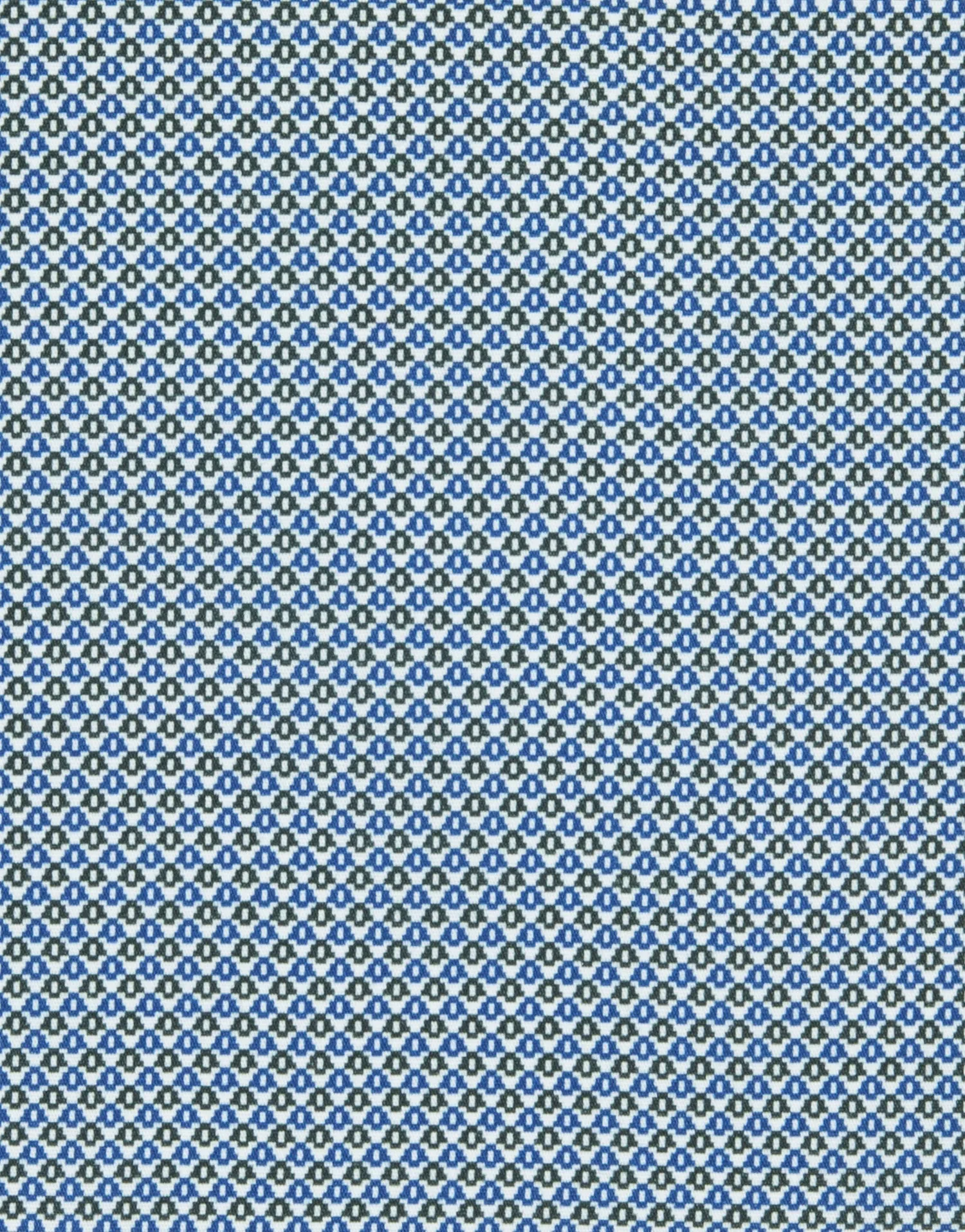 Barbican Green & Blue Geo Print Shirt