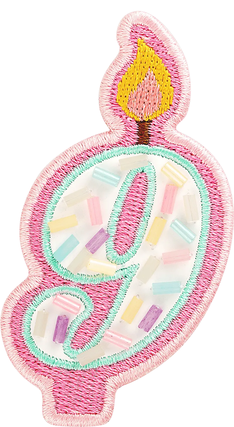Birthday Candle Patch