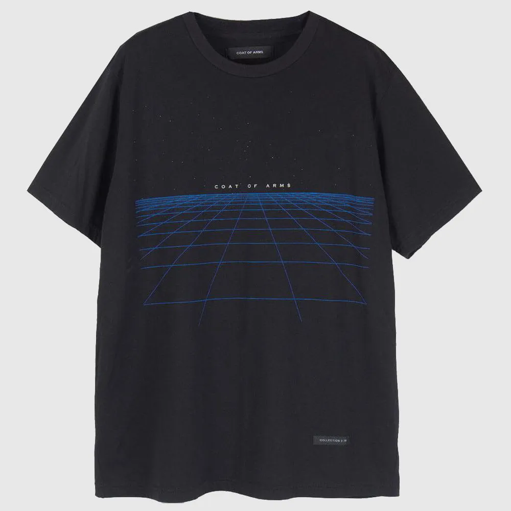 Black CyberGrid T-Shirt
