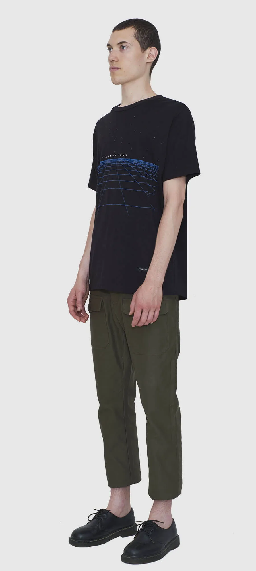 Black CyberGrid T-Shirt