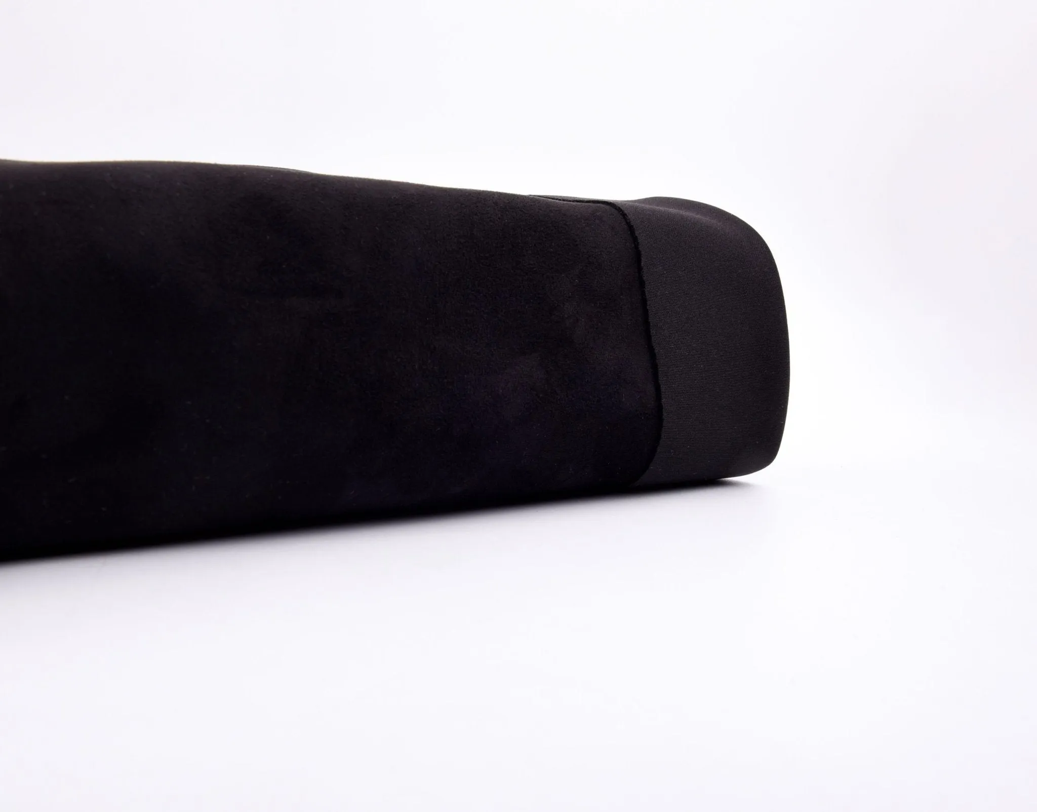 Black Melton Double Sided Brush Fabric, Black woolen Fabric, Wool Blended Material, Coat making Fabric, Fall Winter Textiles