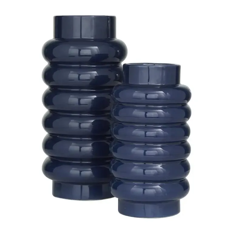 Blue Ceramic Modern Vase