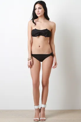 Bow And Scrunch Bikini Set
