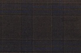 Brown Check 95% Wool 5% Cashmere (Ref-792023)